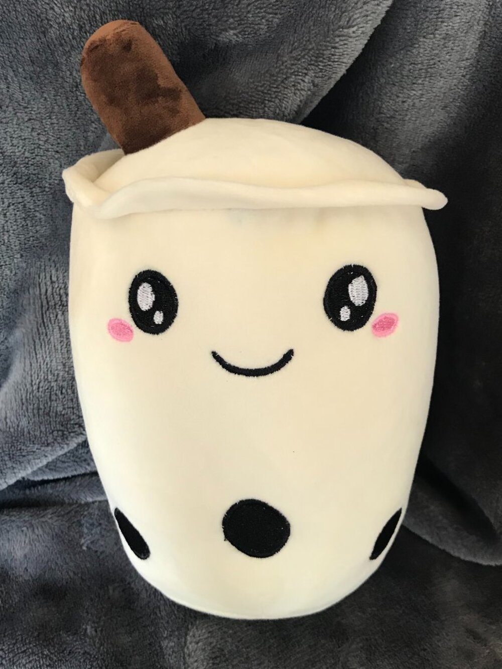 Boba Bubble Tea Plush Stuffed Animal 7.5" New Cute Milk Tea
